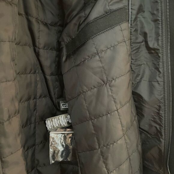 Men’s Kenneth Cole Wool Blend Coat with Faux Zipper Vest, Quilted Lining XL - Picture 6 of 8